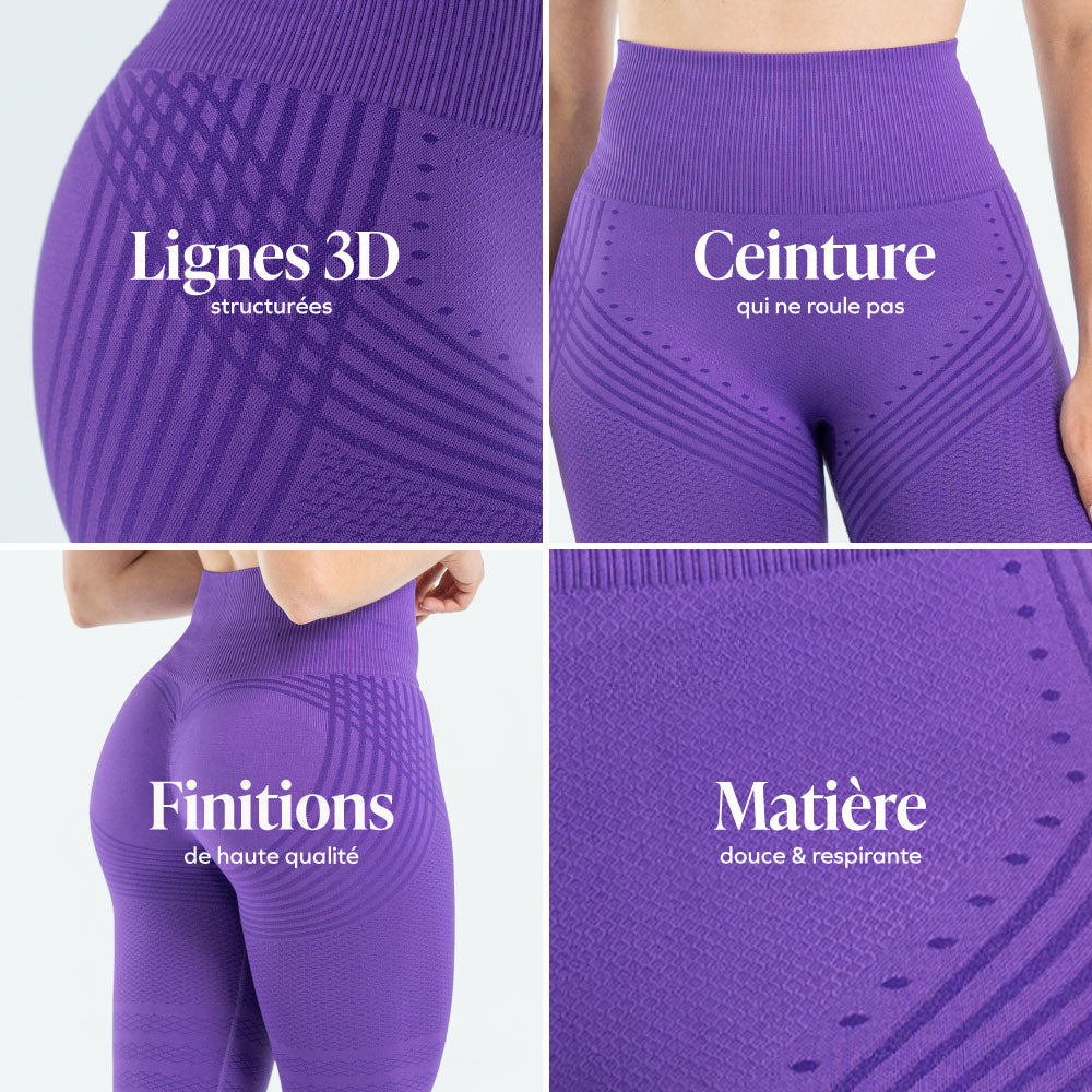Legging 3D | Violet